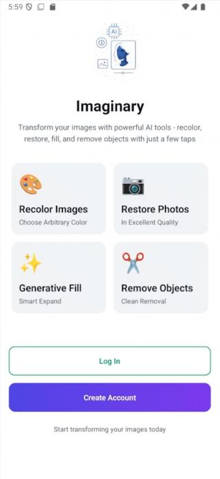 Imaginary - AI Based SaaS Mobile App with React Native and Laravel API - Image 4
